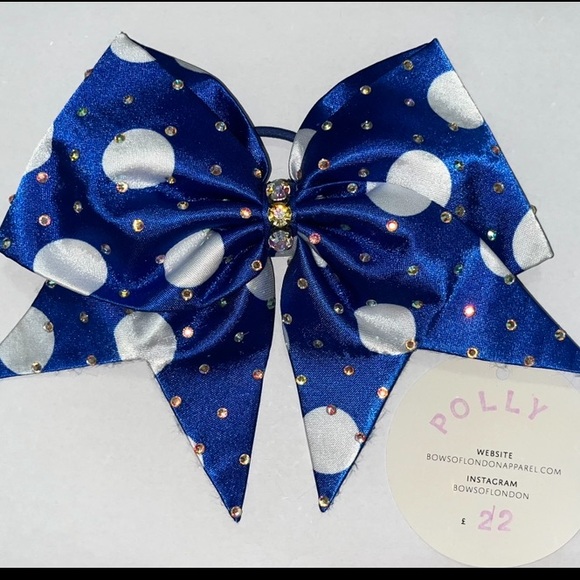“Polly” Bows of London cheer bow - Picture 3 of 7